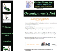 Tablet Screenshot of grandparents.net