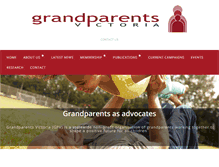 Tablet Screenshot of grandparents.com.au